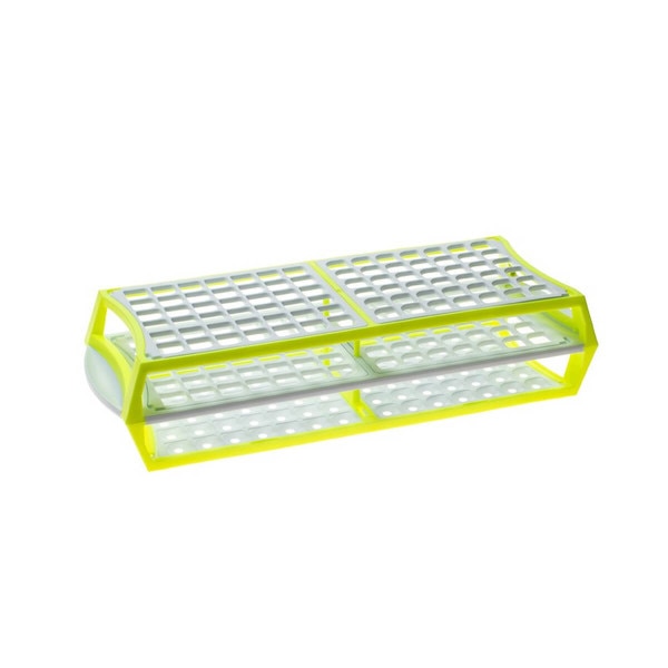 Vial rack, yellow